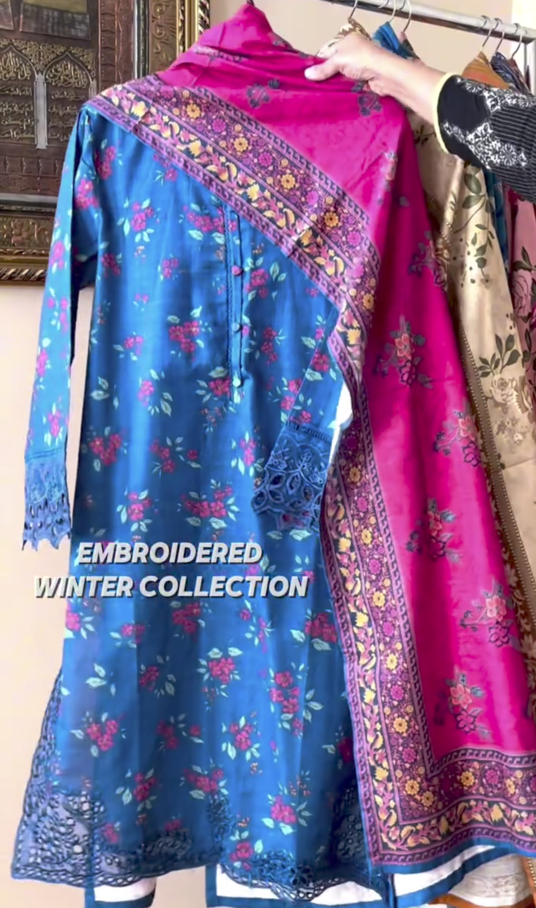 Winter Embroidery 3pcs suit collection 🥰