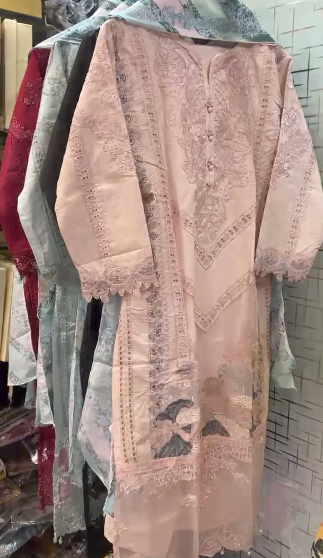 Woman Embroidery 3pcs Suit For Winter ❄️