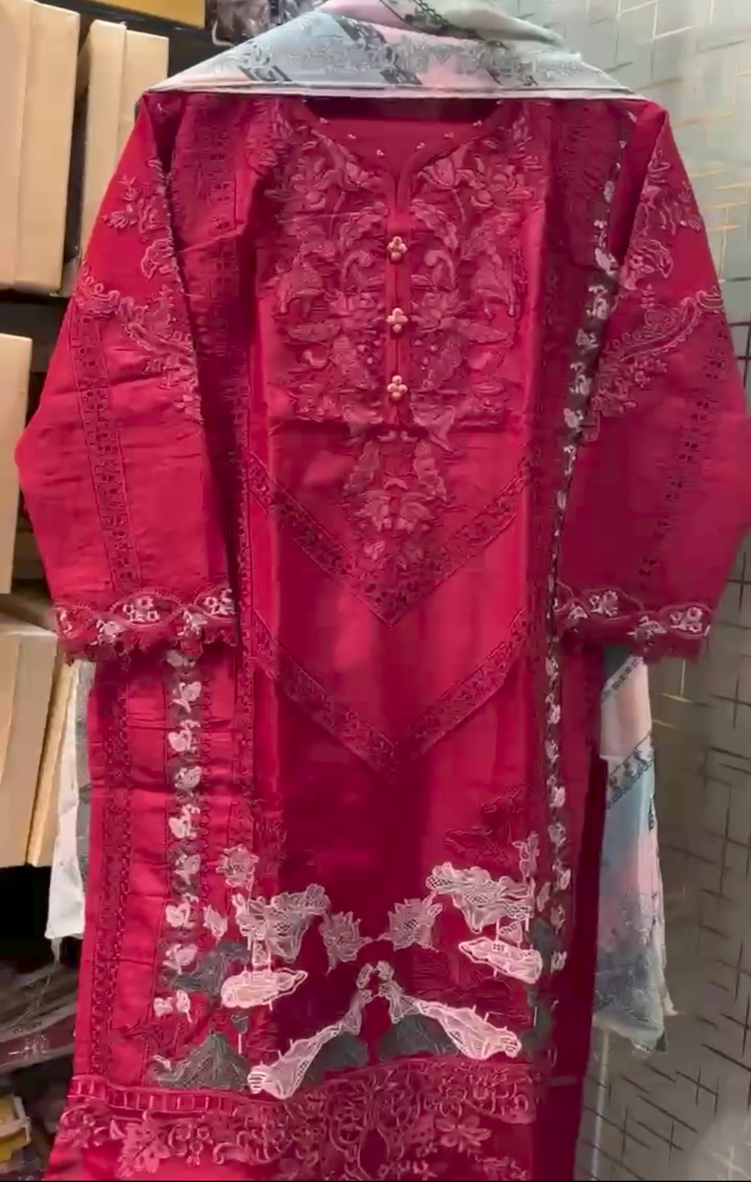 Woman Embroidery 3pcs Suit For Winter ❄️